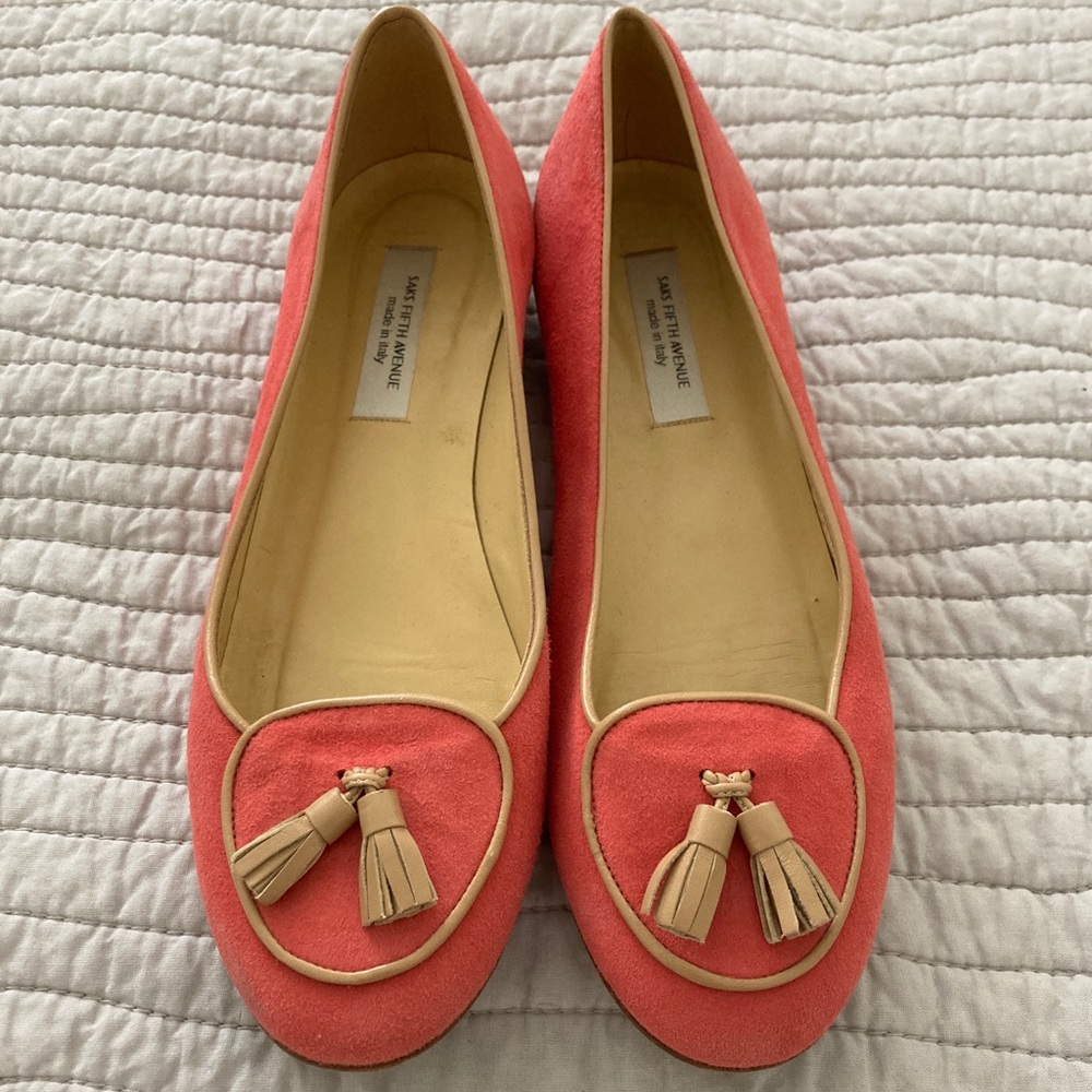 Saks Fifth Avenue Hailey Flat - Pink - 9.5